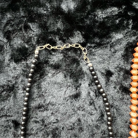 ✨ Closet Refresh - Set of 2 Beaded Statement Necklaces Boho Jewelry - Picture 5 of 7